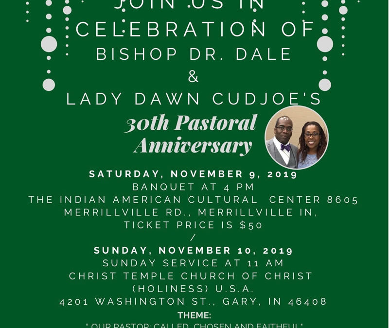 30th Pastoral Anniversary
